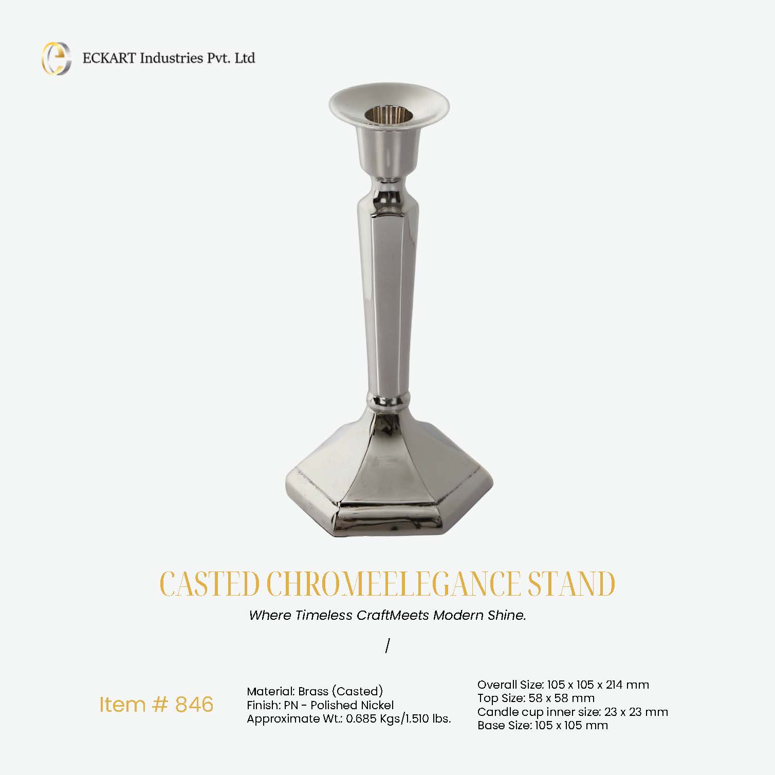 Casted Chrome Elegance Stand