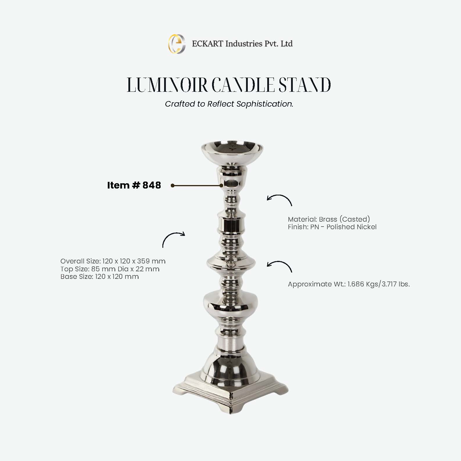 Luminoir Candle Stand