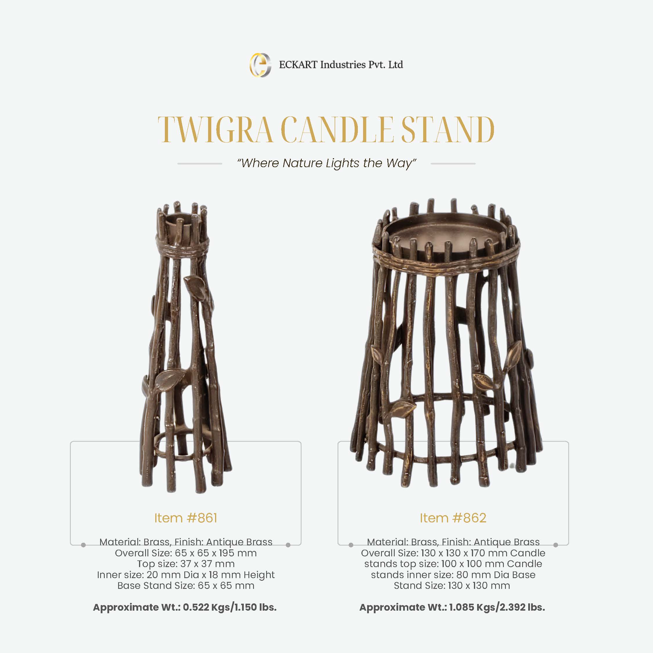 Twigra Candle Stand Collection
