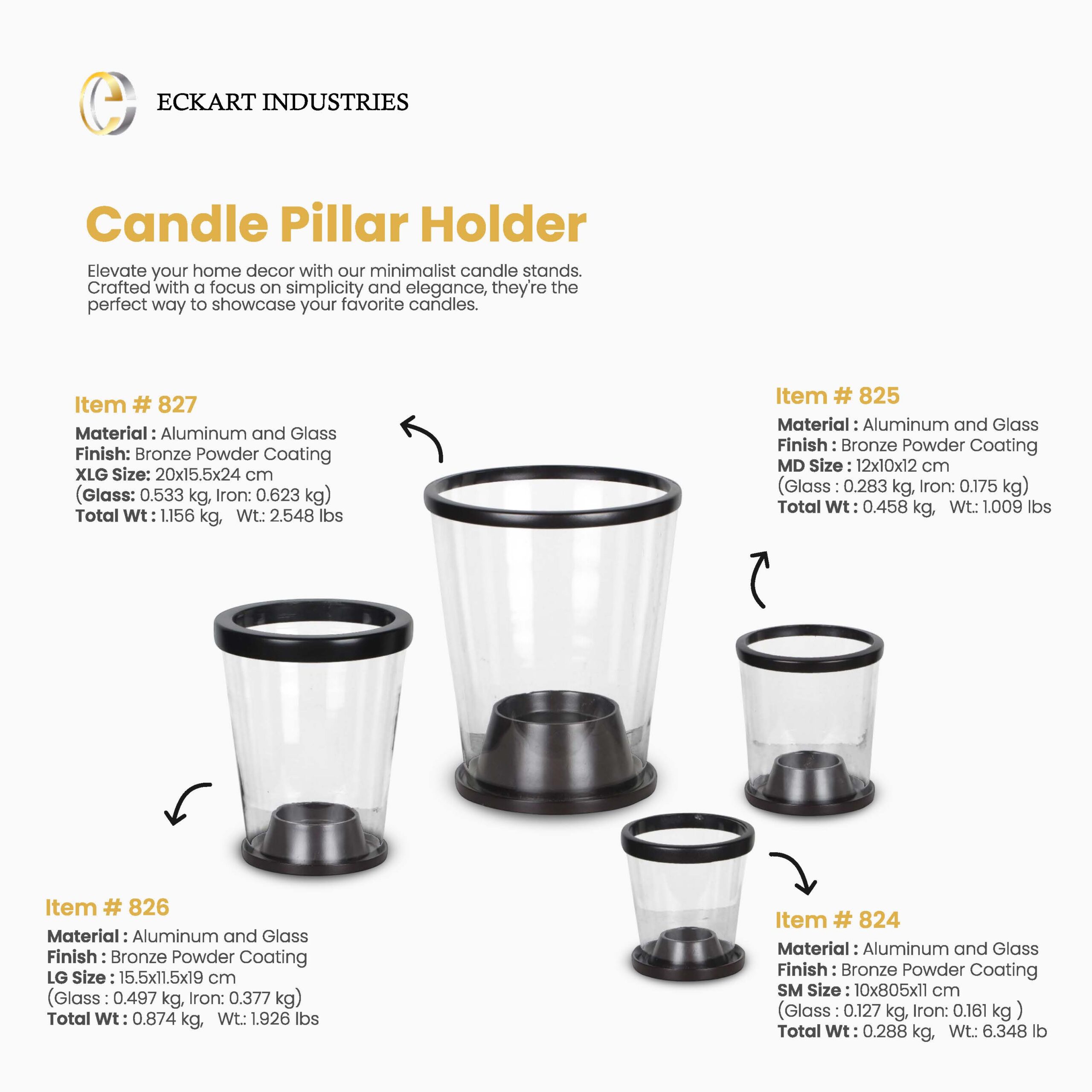 Virella Candle Pillar Holders